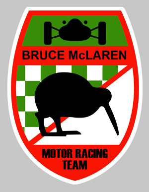 Sticker MC LAREN MA009 : Couleur Course