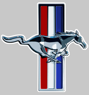 Sticker FORD MUSTANG MA018D : Couleur Course