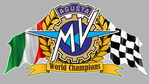 Sticker MV AGUSTA : Couleur Course