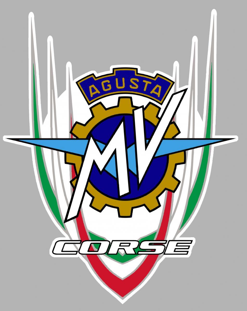 Sticker MV AGUSTA : Couleur Course