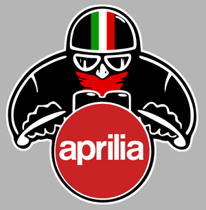 Sticker APRILIA : Couleur Course