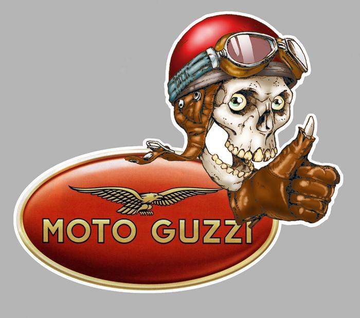 Sticker MOTO GUZZI : Couleur Course