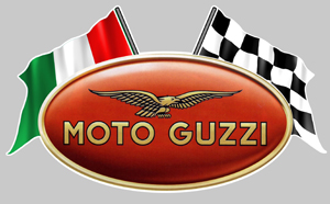 Sticker MOTO GUZZI : Couleur Course