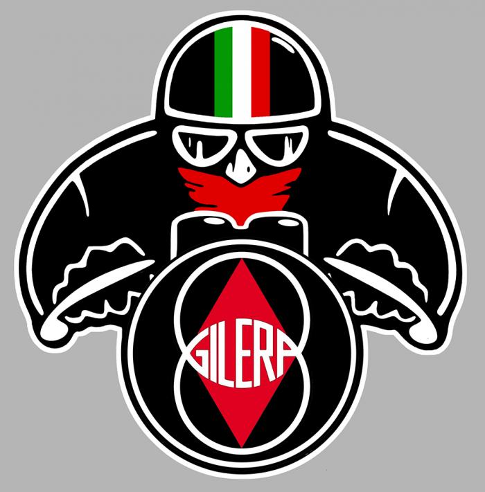 Sticker GILERA : Couleur Course