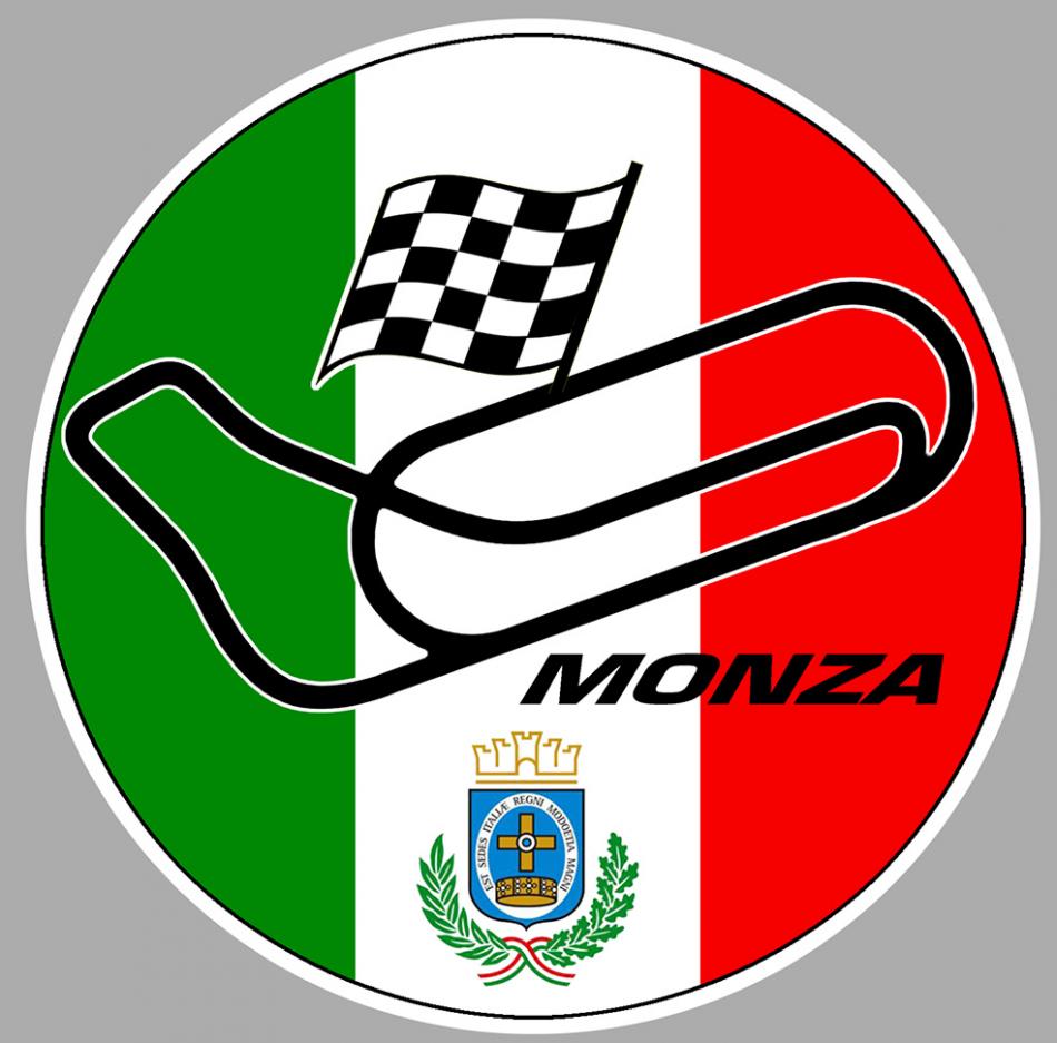 Sticker CIRCUIT MONZA : Couleur Course