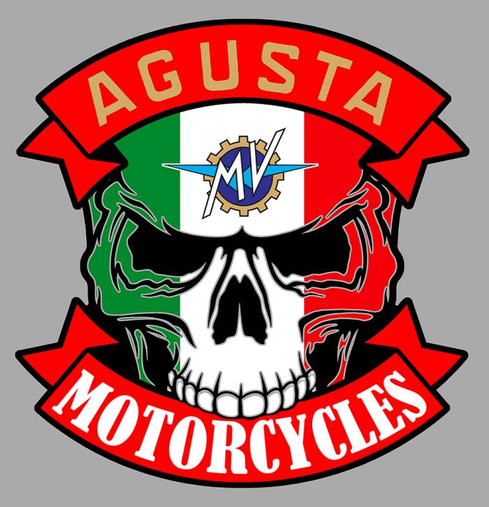 Sticker MV AGUSTA : Couleur Course