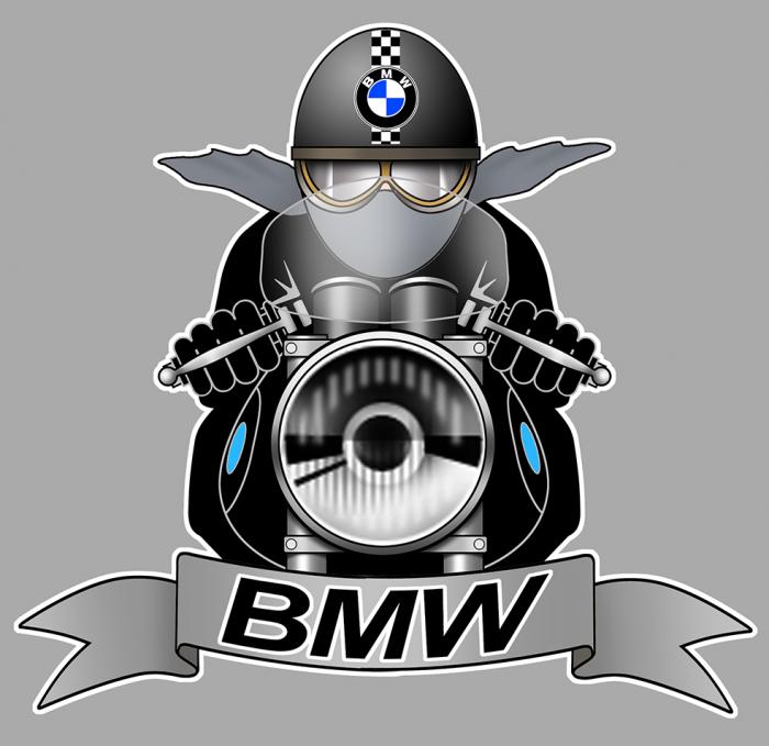 Sticker MOTARD BMW : Couleur Course