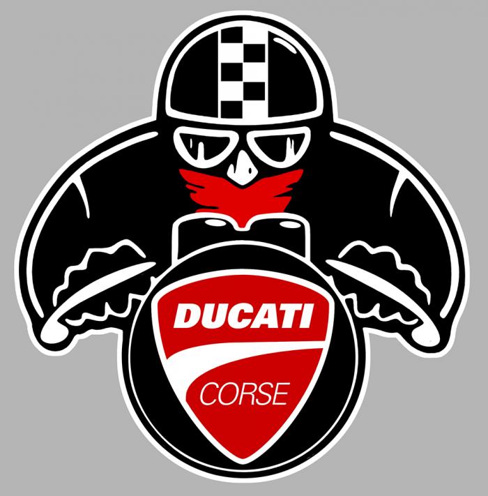 Sticker DUCATI : Couleur Course