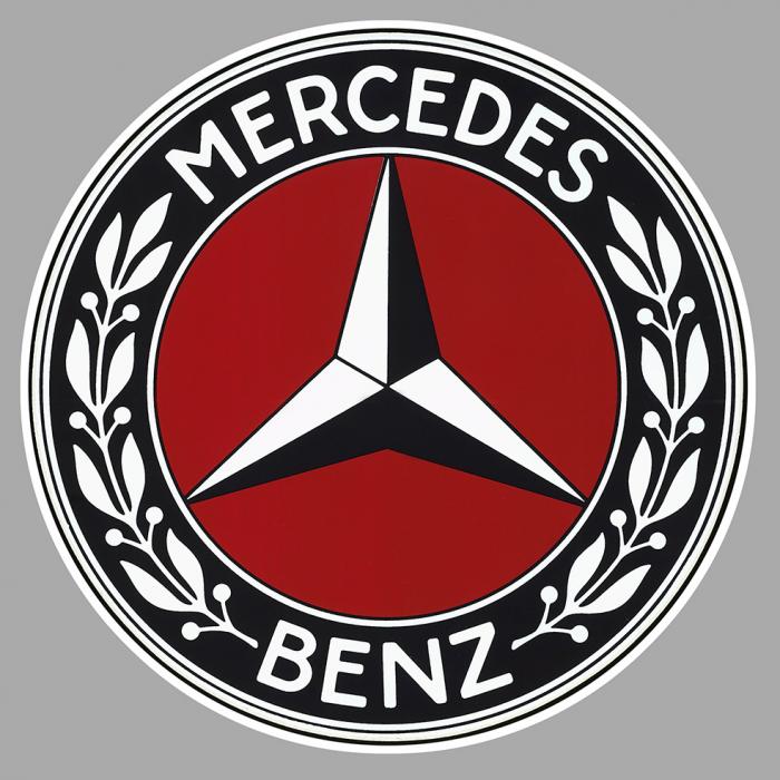 Sticker MERCEDES : Couleur Course