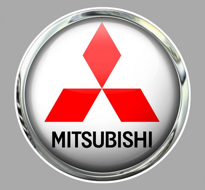 Sticker MITSUBISHI : Couleur Course