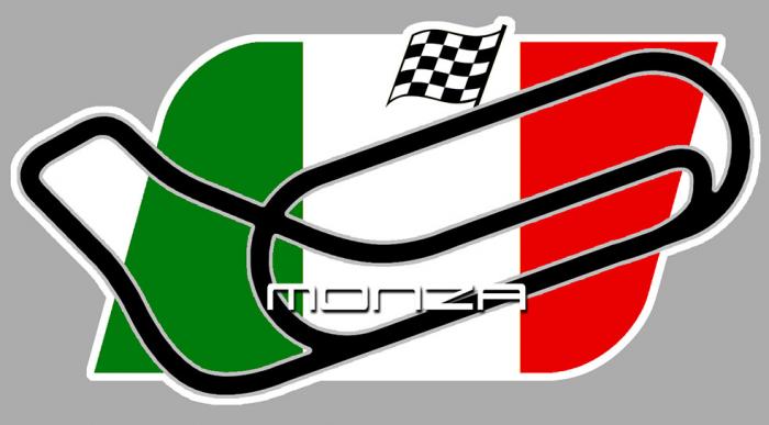 Sticker CIRCUIT MONZA : Couleur Course