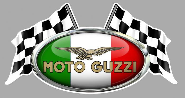 Sticker MOTO GUZZI : Couleur Course