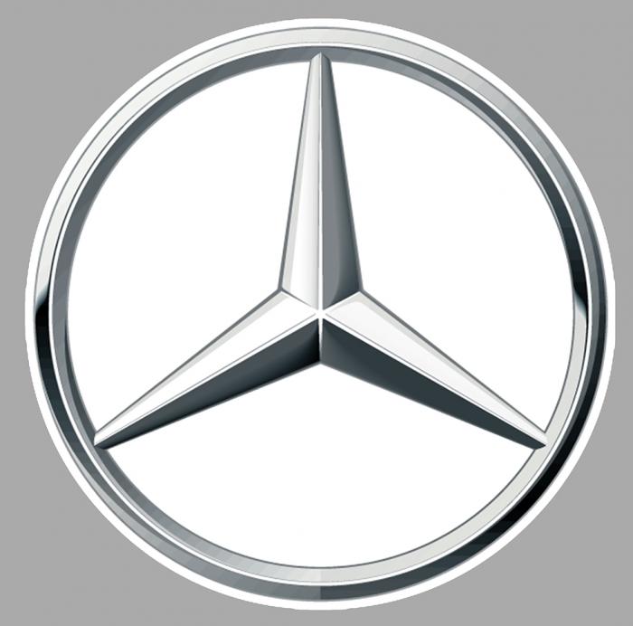 Sticker MERCEDES : Couleur Course