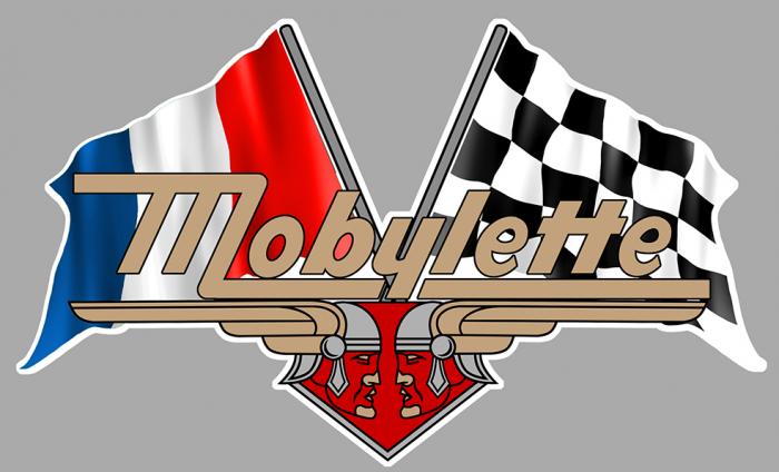 Sticker MOTOBECANE MOBYLETTE : Couleur Course