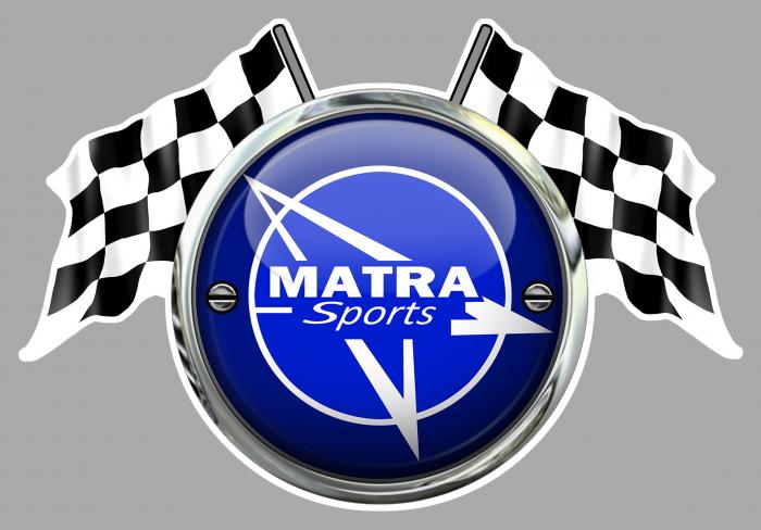 Sticker MATRA  : Couleur Course