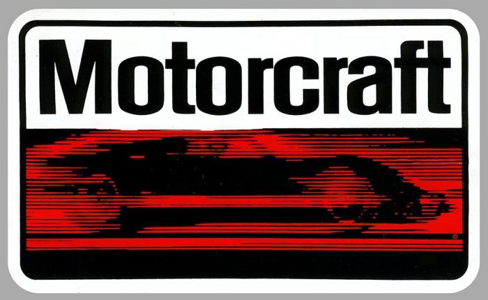 Sticker MOTORCRAFT : Couleur Course