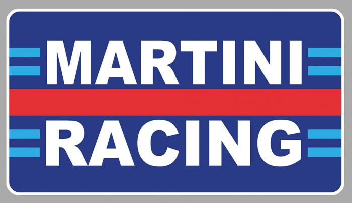 Sticker MARTINI RACING : Couleur Course