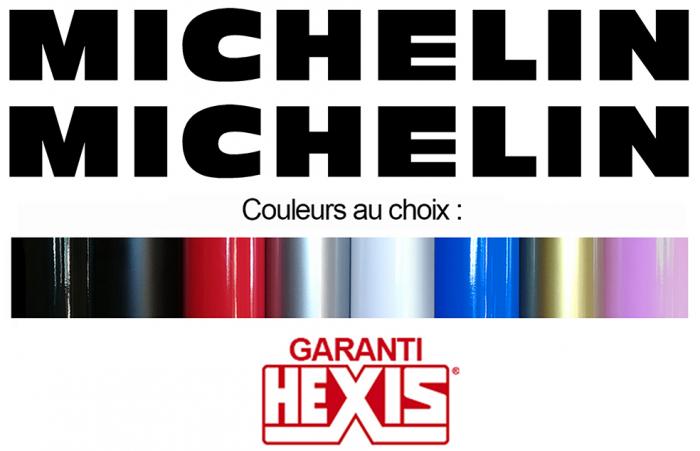 2 X MICHELIN STICKERS