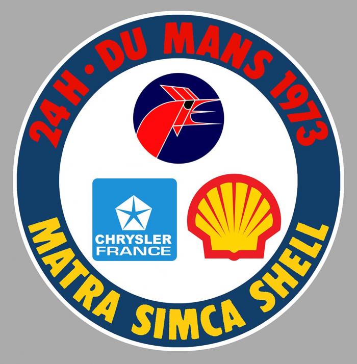 Sticker MATRA SIMCA : Couleur Course