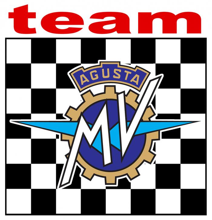 Sticker MV AGUSTA TEAM : Couleur Course