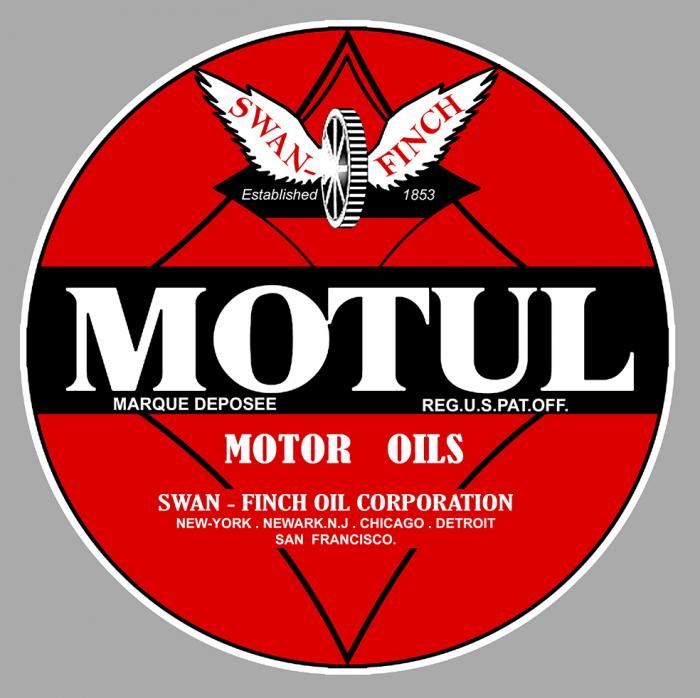 Sticker MOTUL HUILE OIL : Couleur Course