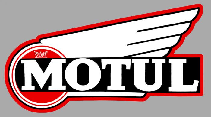 Sticker MOTUL HUILE OIL : Couleur Course