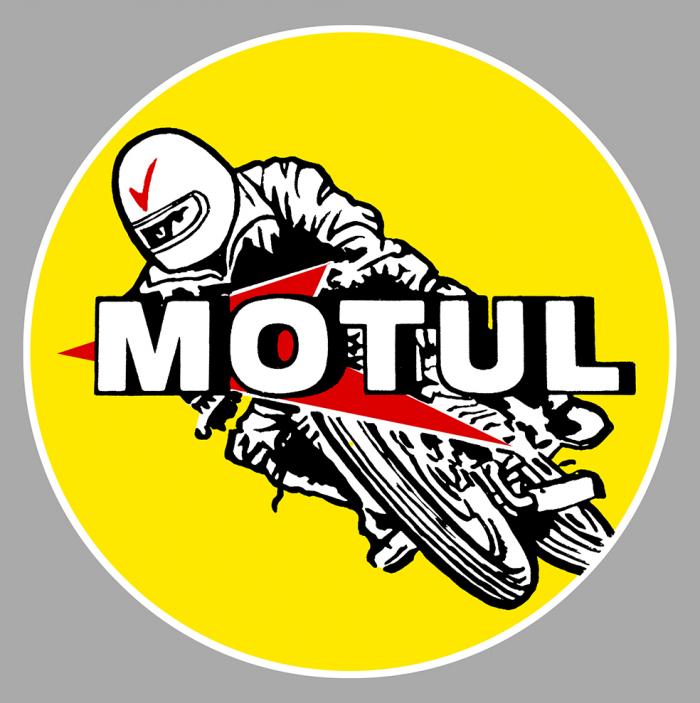 Sticker MOTUL HUILE OIL : Couleur Course