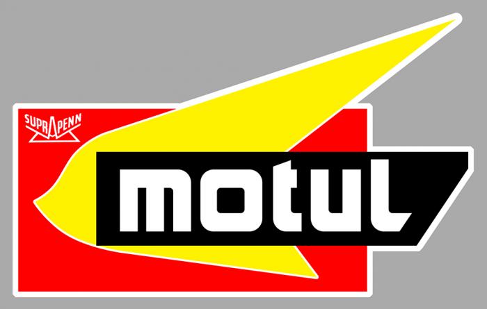 Sticker MOTUL HUILE OIL 2T : Couleur Course