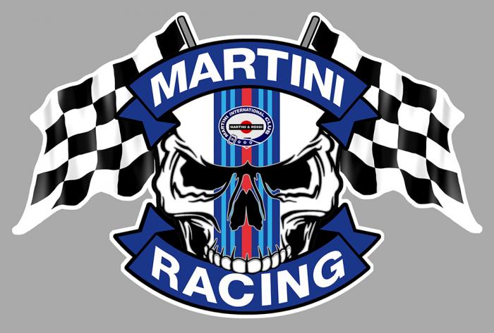 Sticker MARTINI RACING : Couleur Course