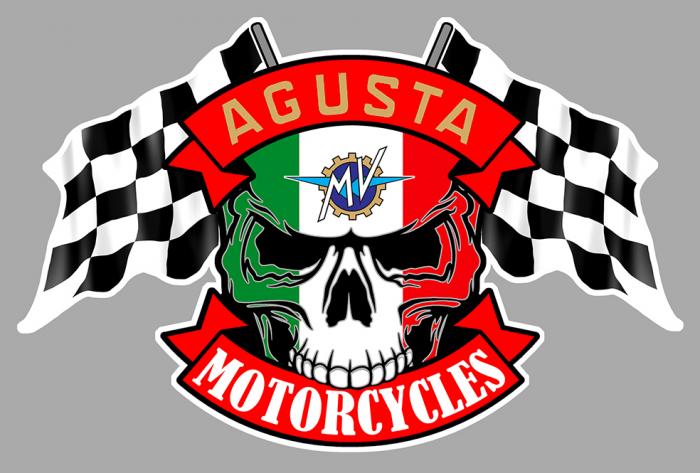 Sticker MV AGUSTA : Couleur Course