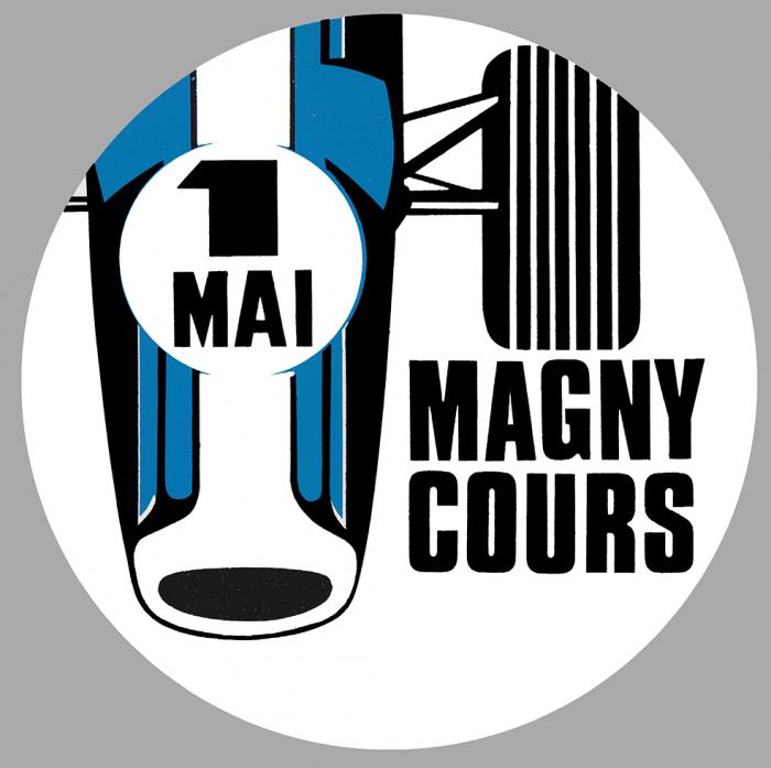 Sticker CIRCUIT MAGNY COURS : Couleur Course
