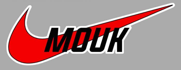 Sticker NIKE MOUK : Couleur Course