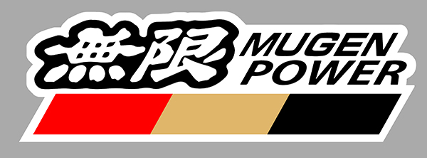 Sticker MUGEN POWER HONDA : Couleur Course