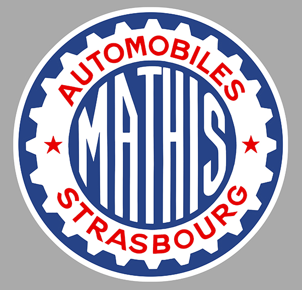 Sticker MATHIS : Couleur Course