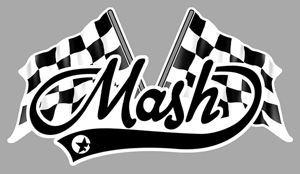 Sticker MASH : Couleur Course