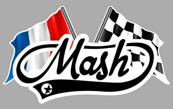 Sticker MASH : Couleur Course