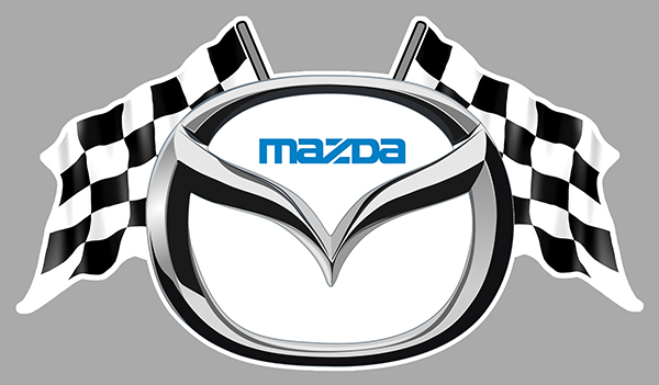 Sticker MAZDA  : Couleur Course