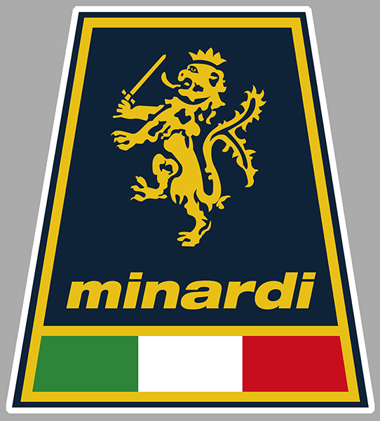 Sticker MINARDI F1 : Couleur Course