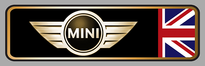 Sticker MINI COOPER RACING : Couleur Course