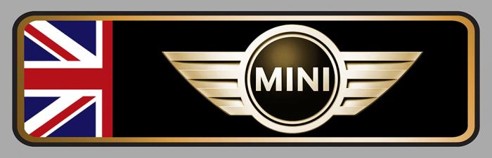 Sticker MINI COOPER RACING : Couleur Course