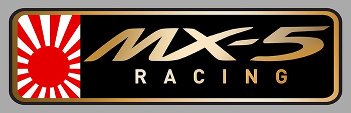 Sticker MX5 MIATA MAZDA RACING : Couleur Course