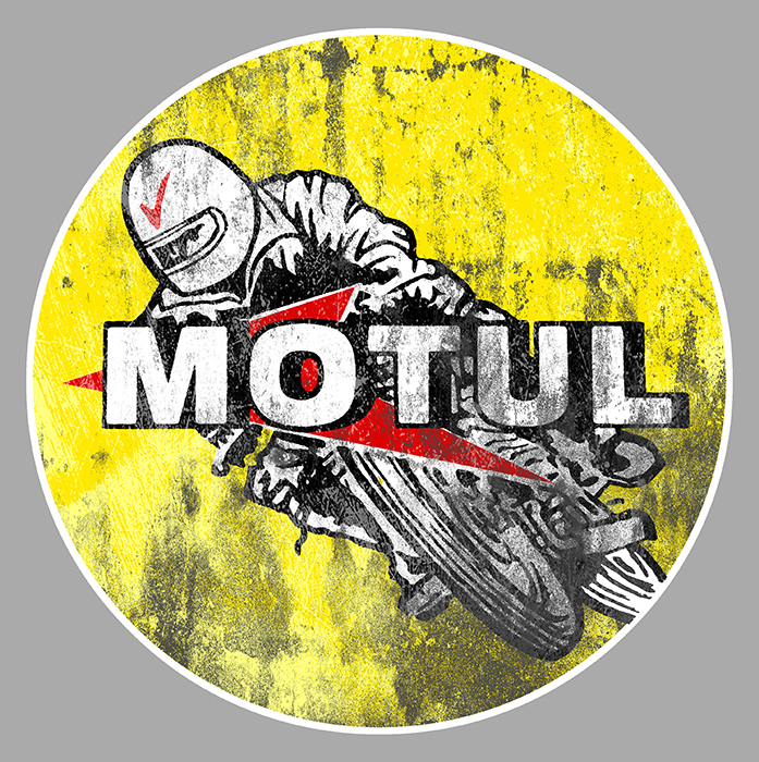 Sticker MOTUL HUILE OIL SALI : Couleur Course