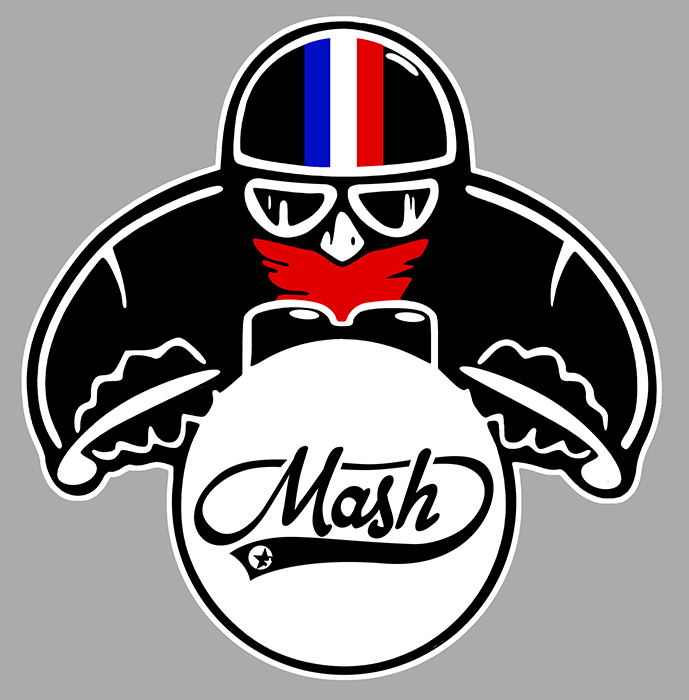 Sticker MASH : Couleur Course