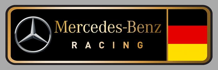 Sticker MERCEDES RACING : Couleur Course