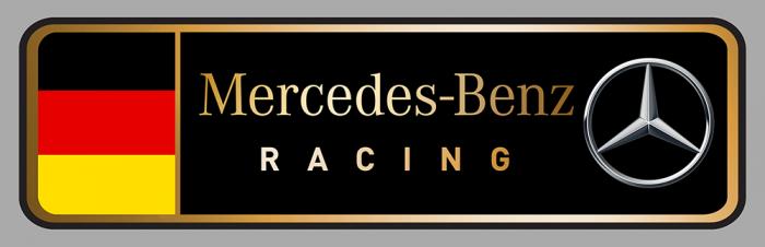 Sticker MERCEDES RACING : Couleur Course