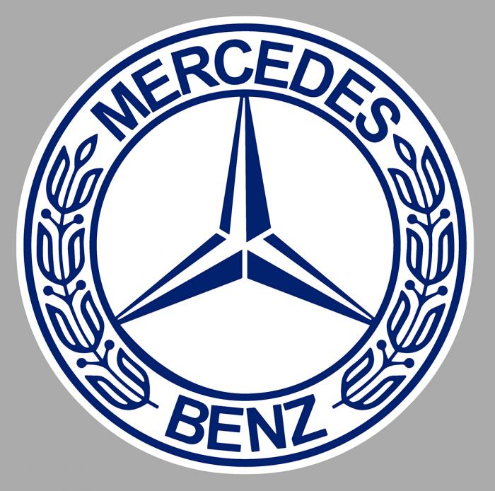 Sticker MERCEDES : Couleur Course