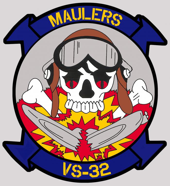 Sticker VS32 MAULERS SQUADRON : Couleur Course