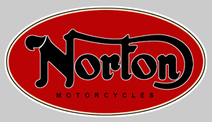 Sticker NORTON : Couleur Course