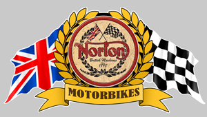 Sticker NORTON : Couleur Course