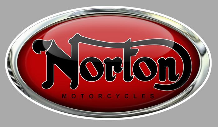 Sticker NORTON : Couleur Course